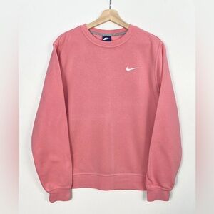 Nike Sportswear Club Fleece Crew sweatshirt in a peach ice size large
